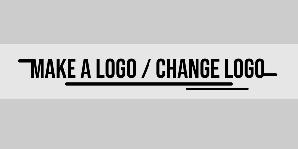 Make a logo / change logo