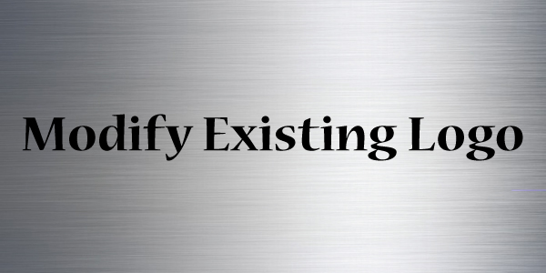 Modify Existing Logo