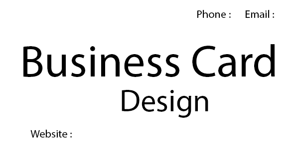 Create New Business Card