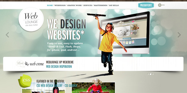 Coded Web Design (2+ pages)