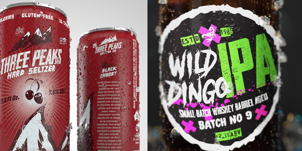 Bottle and Can Package Design