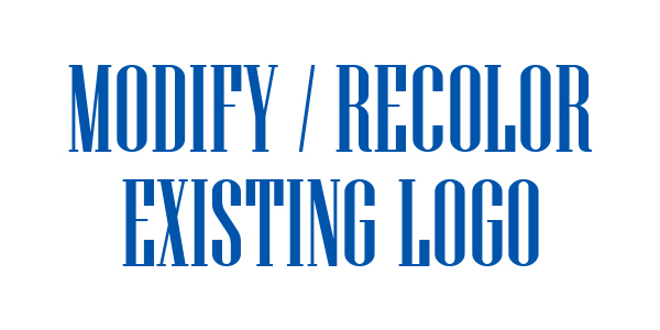 Recolor Existing Logo
