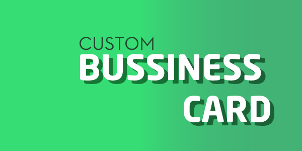 Create New Business Card