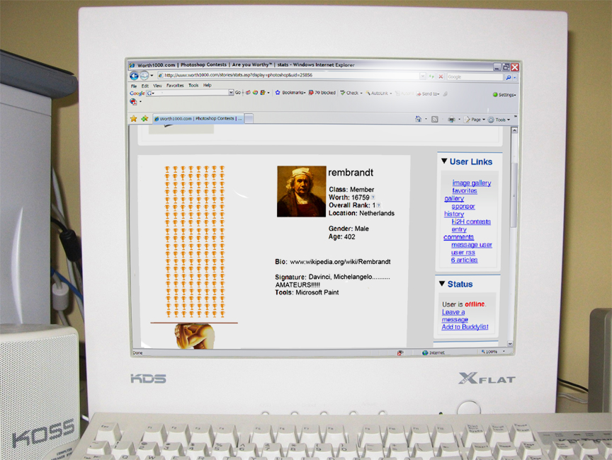 Diseño de Photoshop por bsistrunk para DesignCrowd (Community Contests) | Diseño #8962276